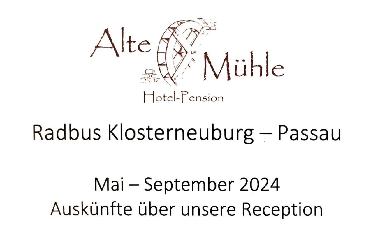 קלוסטרניובורג Hotel Pension Alte Muehle מראה חיצוני תמונה